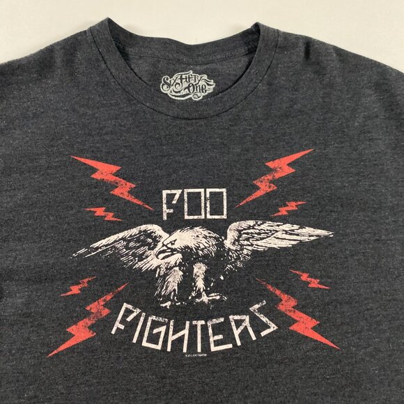 Foo Fighters 2013 T Shirt Men's Large Gray - Picture 2 of 7